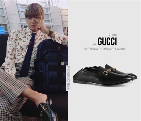 bts v gucci loafer|BTS v shoes.